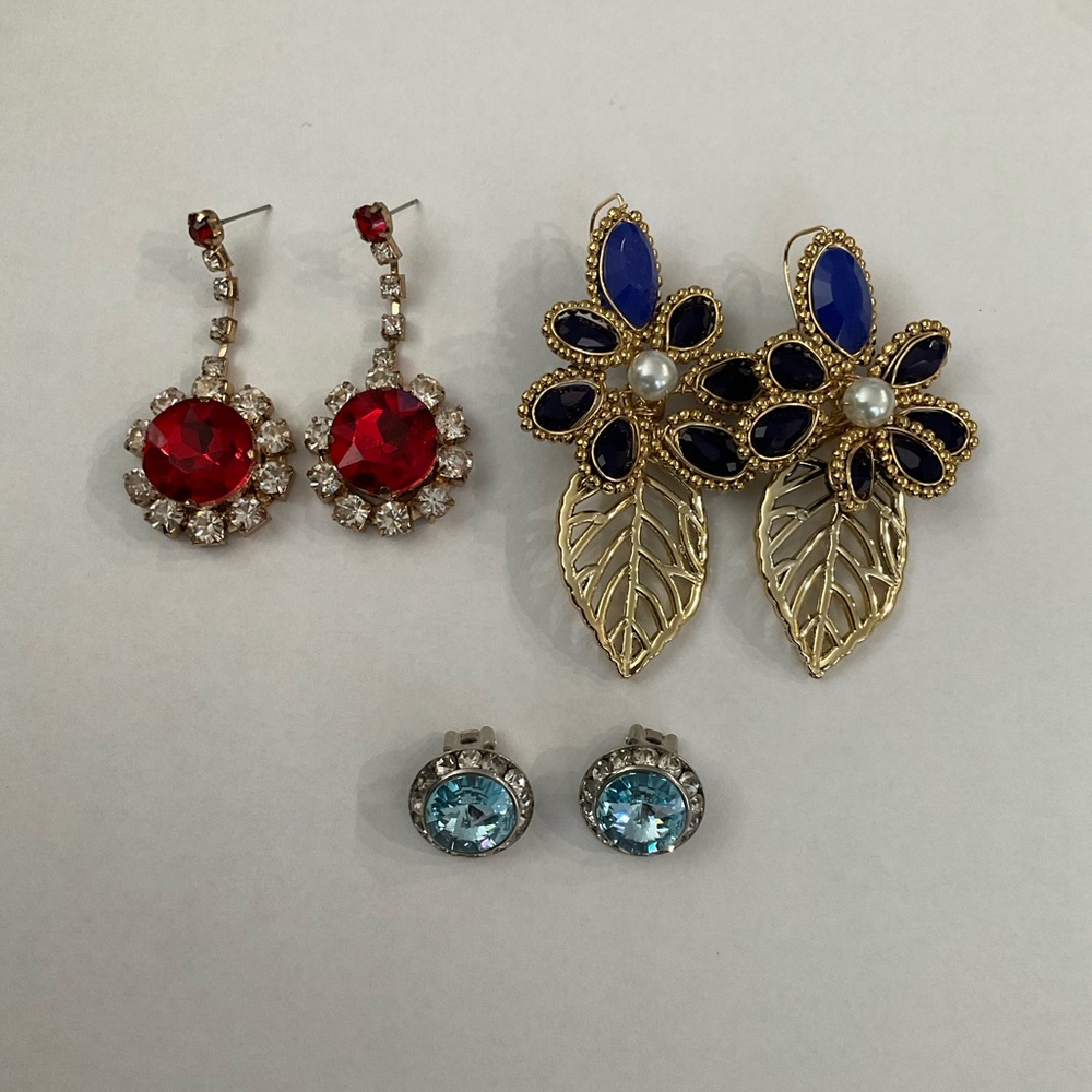 FINE COSTUME‎ JEWELRY EARRING BUNDLE
